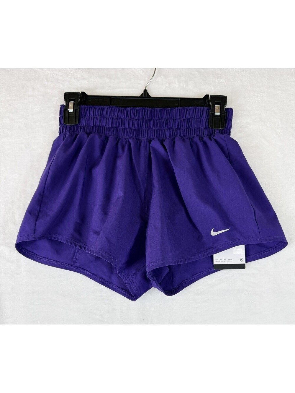 Nike Womens One Shorts XS Dri-FIT Mid Rise 3" Brief Lined Shorts Purple New NWT